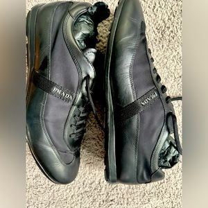 Sleek & Stylish Prada sneakers with storage bag